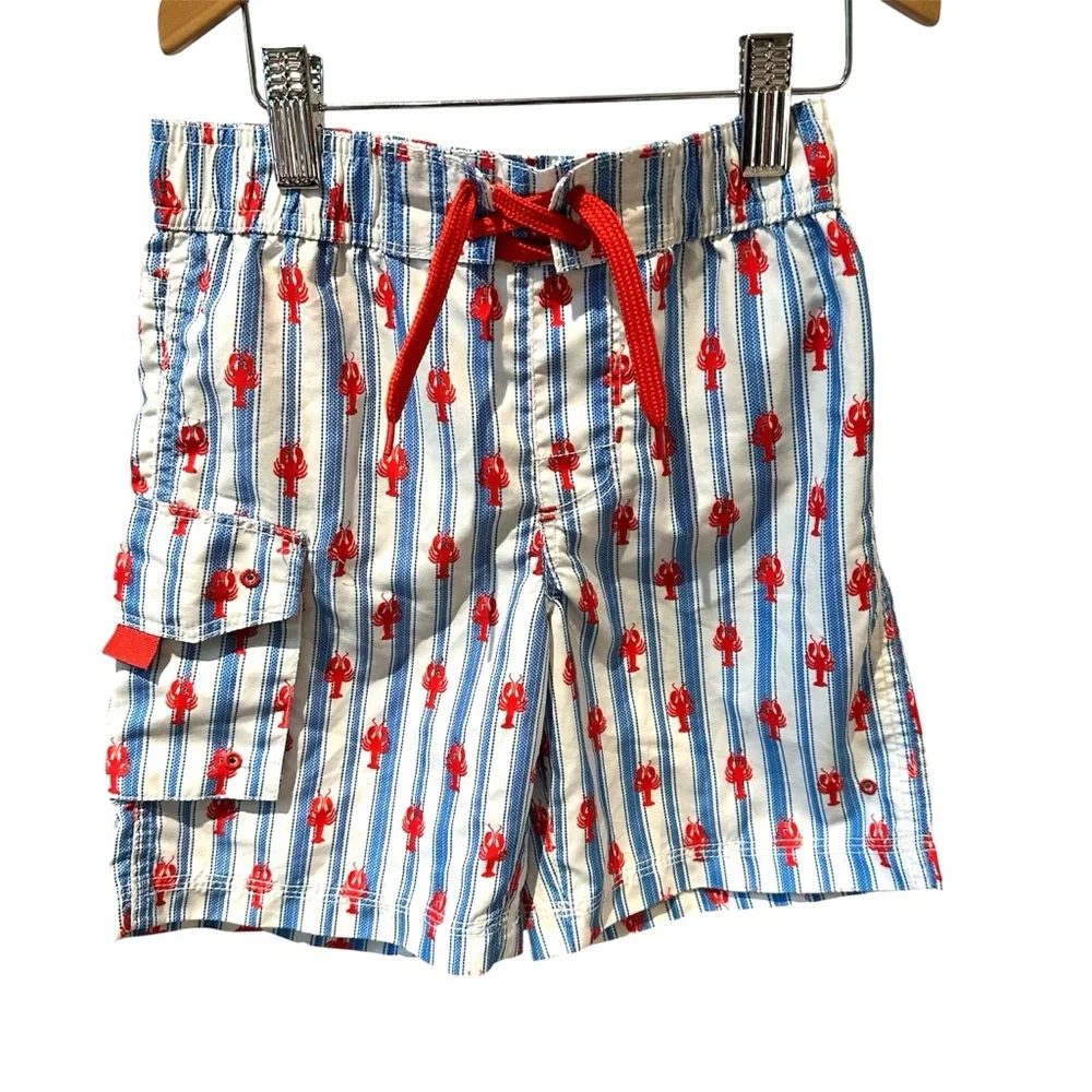 Hatley Boys' Board Shorts Lobsters‎ Size 4